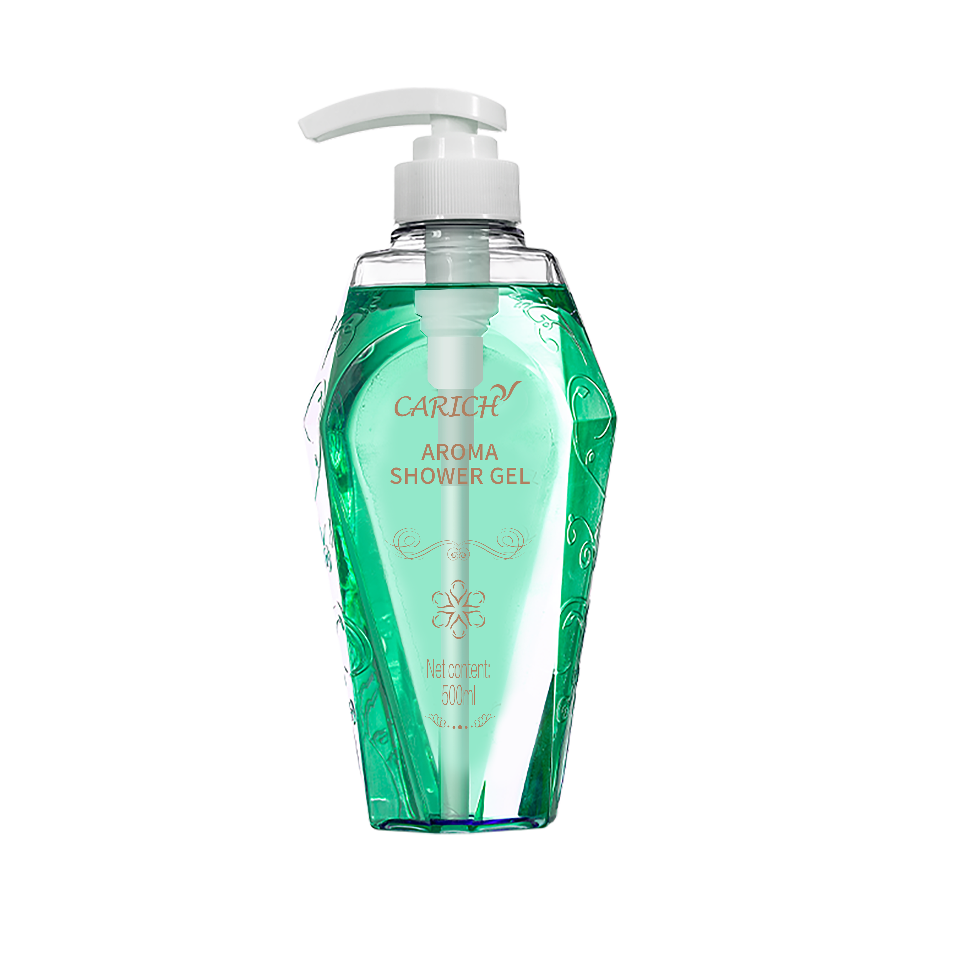 (Кол-во в коробке 20 шт) CARICH Ароматизированный гель для душа  500 мл (англо-русская версия)