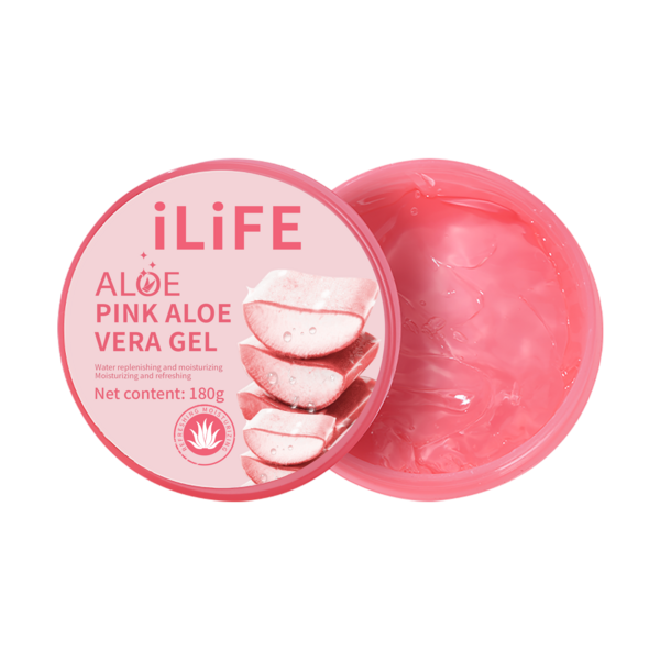 (Кол-во в коробке 30 шт) iLiFE Розовый гель алоэ вера