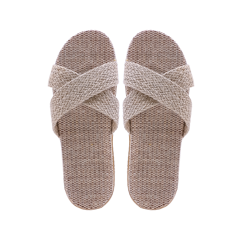 (Кол-во в коробке 100 шт) Kardli slippers（man) - Мужские тапочки летние (41-42; *280мм*), (Подошва-Резина / Верх-Текстильные материал)
