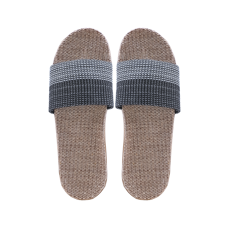 (Кол-во в коробке 100 шт)Kardli slippers（man) - Мужские тапочки летние (43-44; *290мм*), (Подошва-Резина / Верх-Текстильные материал)