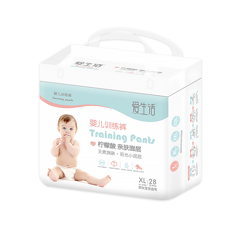 (Кол-во в коробке 8 шт) iLiFE 28pcs pull ups (XL) iLiFE Подтягивающие детские трусики 28 шт. (размер ХL)