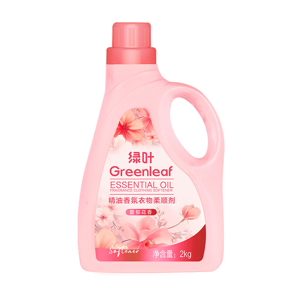 (Кол-во в коробке 8 шт) Greenleaf Кондиционер для белья с ароматом эфирного масла, 2 кг