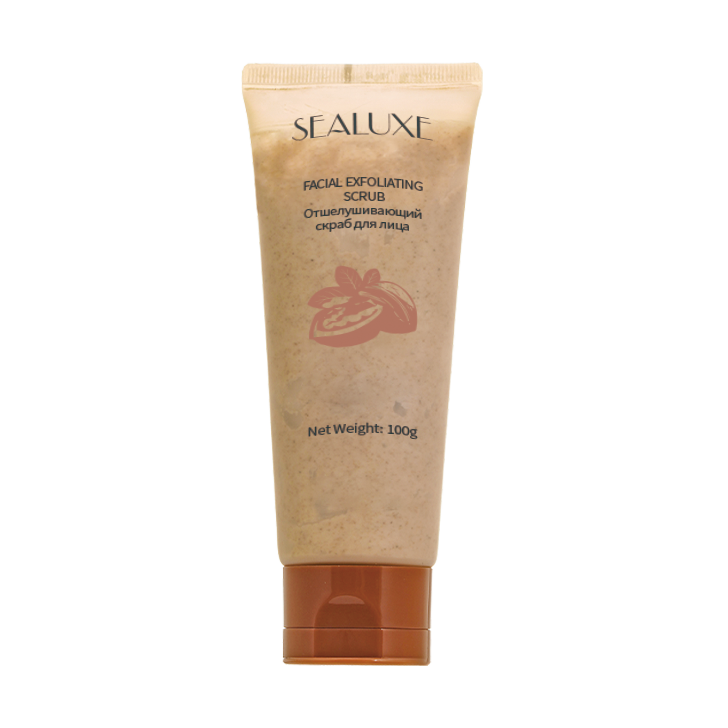 (Кол-во в коробке 24 шт) SEALUXE Скраб для лица 100 г