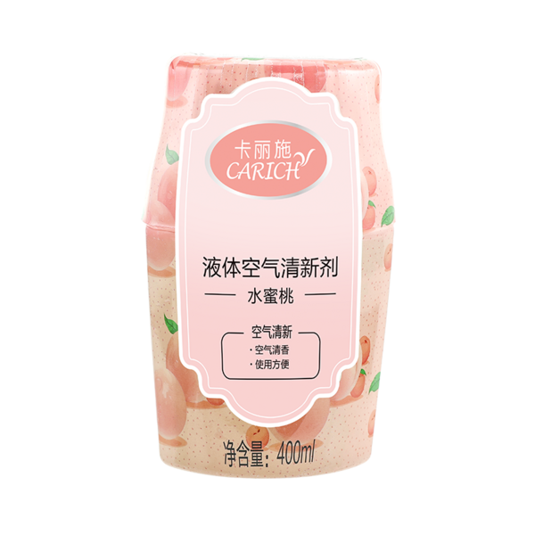 (Кол-во в коробке 12 шт)  CARICH Жидкий освежитель воздуха/персик