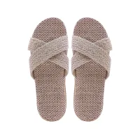 (Кол-во в коробке 100 шт) Kardli slippers（man) - Мужские тапочки летние (41-42; *280мм*), (Подошва-Резина / Верх-Текстильные материал)