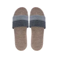 (Кол-во в коробке 100 шт)Kardli slippers（man) - Мужские тапочки летние (43-44; *290мм*), (Подошва-Резина / Верх-Текстильные материал)